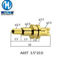 A697 Customized High Quality pogopin Probe Telescopic Spring Thimble Conductive Copper Needle Gold Plated Without Oxidation