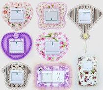 Shielding box double row shell cover household wall beautification kitchen double open simple socket sticker switch protection decorative cover