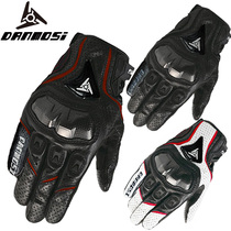 Summer motorcycle gloves spring breathable locomotive gloves male carbon fiber anti-fall riding gloves Moto gloves