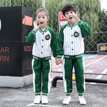  Childrens school uniform summer 2020 new kindergarten garden uniform spring primary school class uniform long-sleeved sportswear suit college