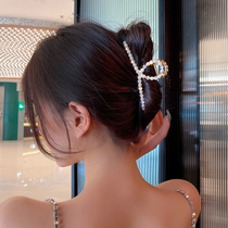 Korean version of Pearl back head grab clip big elegant temperament shark clip hair quantity exquisite French hair grab
