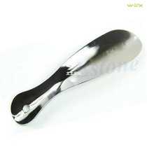 F98 19cm Durable Stainless Steel Shoe Horn Lifter Shoehorn