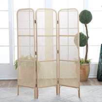 Tenfold Partition Wall Guest Trestle REAL RATTAN CHRONICLING FOLDING BRIEF RETRO-ANCIENT GENGUAN HOLLOWED-OUT THREE-SIDES RATTAN ART FOLK LIVING ROOM