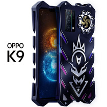 oppok9 mobile phone case men k3 metal frame r17 all-inclusive anti-drop r15x anti-drop heat Protective case