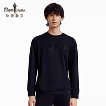 Bjørn Löfven Spring New Mens Crewneck Net Color Top Comfortable Versatile Trend Long Sleeve Sweatshirt