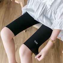 50% beats bottom pants woman can be worn outside wearing thin Korean version Summer anti-walking light tight elastic high waist display slim riding shorts