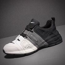 Autumn mens shoes 2021 new leather thick bottom increased trendy shoes pure cowhide casual shoes leather bag bottom Net red sports shoes