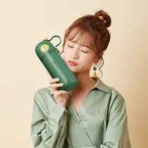 Bear electric heating cup Small portable kettle Office household health cup Travel mini heating thermos cup