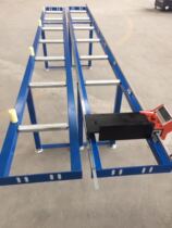 Digital display holder positioning frame automatic numerical control shelf supporting material frame aluminum unpowered roller shelf