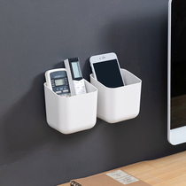 Remote control rack containing box wall wall-mounted creative living room minimalist set with key air conditioning remote control free of nail hanging wall