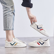 Small white shoes women 2020 new spring Korean version of Joker women shoes students casual shoes flat bottom color board shoes X0312