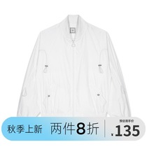 GXG Mens spring mens casual white jacket Casual trend baseball collar jacket jacket GA121825E