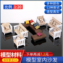 diy handmade sanddisc construction material profile family type design room furniture cloth art sofa model pendulum piece 1 ratio 20