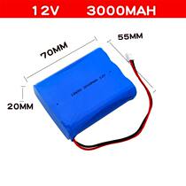 12V lithium battery pack 18650 rechargeable tie rod square dance audio speaker player 12 6 large capacity Universal