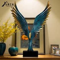 Creative office decoration Dapeng spread his wings decoration Grand exhibition Abstract eagle home decoration Wine cabinet decoration