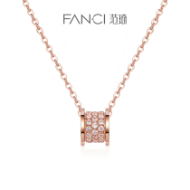 Fanci Fanqi silver jewelry ( Small Waist Waist Series ) Small Waist Silver Necklace Women's Simple Gifts