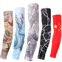 Ice cool protective cover summer sunscreen ice silk sleeve mens tide brand travel seamless Guan Yu cover net red fat