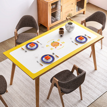 Light extravagant senior cartoon table cushion waterproof and anti-burn pvc table cloth for home rectangular tea table cloth