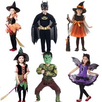 Halloween Children Witch Dress Princess Dress cosplay Purple Batman Hulk Men and Women Characters