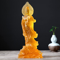 Glazed send son Guanyin Buddha statue for home Taiwan begging for son Guanyin BodhisattBodhisattBodhisattva-Guanyin Guanyin