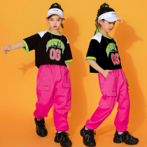 61 children acting out of the girls jazz dance girl cheerleading performance Costume Street Dance Suit Walking Show Boom