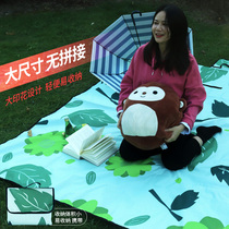 Picnic mat Moisture proof mat Outdoor portable mat Outing picnic cloth thickened increase waterproof beach mat ins wind