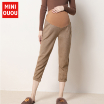 Pregnant women pants Spring Autumn Tide mother small fashion wear harlaen pants size pregnant mother pregnant women pants loose ankle-length pants