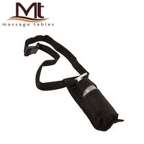 MT Black Nylon Single Bottle 250ml Massage Oil Bottle Shoulder Bag pocket portable large capacity to go with multifunction