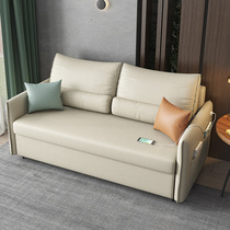 Sofa Bed Dual-use Foldable Telescopic Single Double Tech Cloth Small Family Style Living Room Multi-utiliti Light Extravaganza Minimalist Modern Day