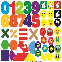  Magnetic digital stickers emoticons refrigerator stickers thumbs up flowers adsorption whiteboard blackboard any metal surface