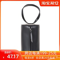 NOME simple solid color portable crossbody cylinder bucket bag Hand bag
