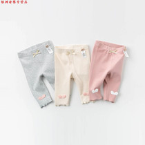 Little girl spring childrens clothing Western style trousers spring and summer wear Korean version 2020 months of childrens pants leggings new