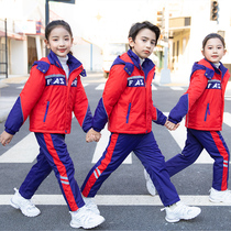 Kindergarten uniform spring and autumn baseball uniform British suit jacket childrens class uniform three-piece primary school uniform