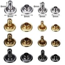 Rivet buckle female DIY metal copper double-sided rivets
