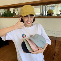 ins cute short eatery duck tongue cap woman spring summer breathable hat tide Korea Soft girl 100 hitch a casual baseball cap man