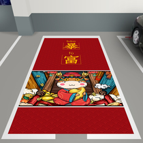  Parking space stickers self-adhesive graffiti stickers garage personality stickers ground stickers waterproof and wear-resistant parking space stickers