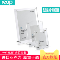 Rip bracket transparent table card custom Alipay two-dimensional code payment table card Wine card menu Milk tea shop Product introduction Price list Authorization certificate display card table card rack table signature table signature