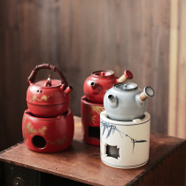 Jingdezhen Fanshantang soda glazed pottery pot boiling teapot kettle pottery clay charcoal stove small air stove charcoal alcohol stove
