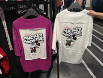 Li Ning 19 years of autumn womens Mickey joint item loose sports round neck T-shirt short sleeve cultural shirt AHSP178