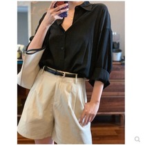 Spring and summer 2021 new Korean version of cool salt temperament age reduction casual fashion shorts professional two-piece suit female tide