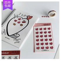 ●JY groceries●Korean original mazzzzy Transparent and non-transparent love stickers Domestic stock