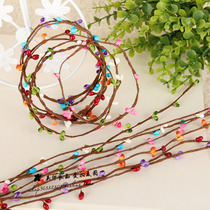 58 Shooting Background Props Handmade Diy Hair Accessories Emulated Floral Branches Govine Fake Vine can be arbitrarily styled