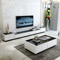 Living Room TV Cabinet Modern Minima Small Household Type Mini TV Cabinet Tea Table Combined Suit Ground Cabinet Multifunction Composition