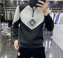 Tide Card Casual Weaseman 2020 Autumn Winter New European and American trendy fashion Champs with half zipped pure cotton long sleeve blouses