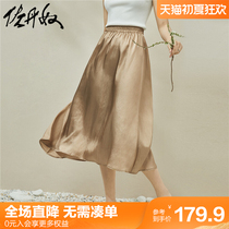 Zodano skirt child 2023 summer thin skirt weaving loose long waist dress female 18463602