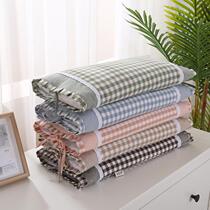  2021 new Korean version of washed cotton single adult buckwheat shell pillow millet shell pillow pillowcase pillow core removable and washable