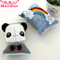 Home Living Room On-board Paper Draw Box Toilet Paper Bag Cloth Art Minima Car Pumping Cardboard Box Creative Cute Home