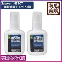 USA Direct mail Sawyer Soyer spray adults Childrens baby Outdoor mosquito-proof Dairy Karedim 118ml