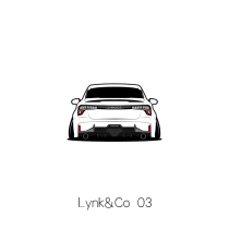 Suitable for Lingke 03 low-lying car scratch model stickers car friends will Personalized car stickers customized HF Silhouette