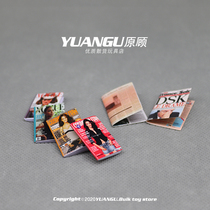 ob11 baby house food play miniature simulation magazine newspaper book diy scene accessories soldier hand-made prop model